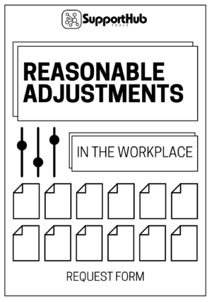 Reasonable Adjustment Request Form for workplace inclusion and support.